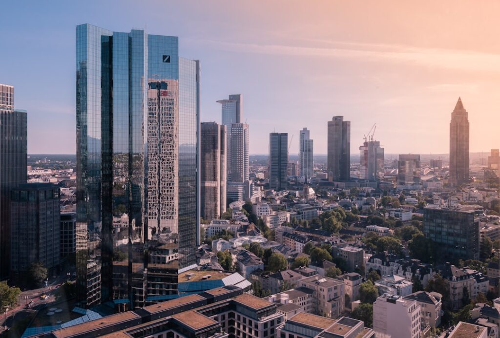 European Central Bank headquarters Frankfurt Germany