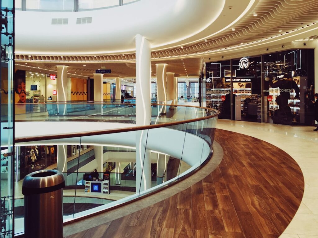 Retail shopping representing US consumer spending data